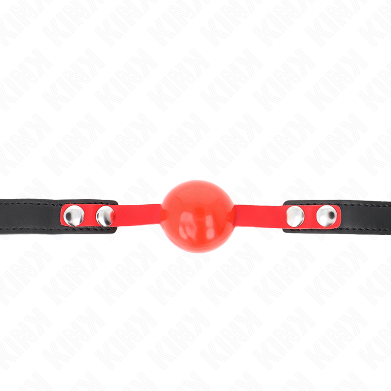 KINK - BALL GAG CON SFERA 4 CM IN TPE MORBIDO MODELLO 4 60 x 2 CM REGOLABILE 37-52 CM