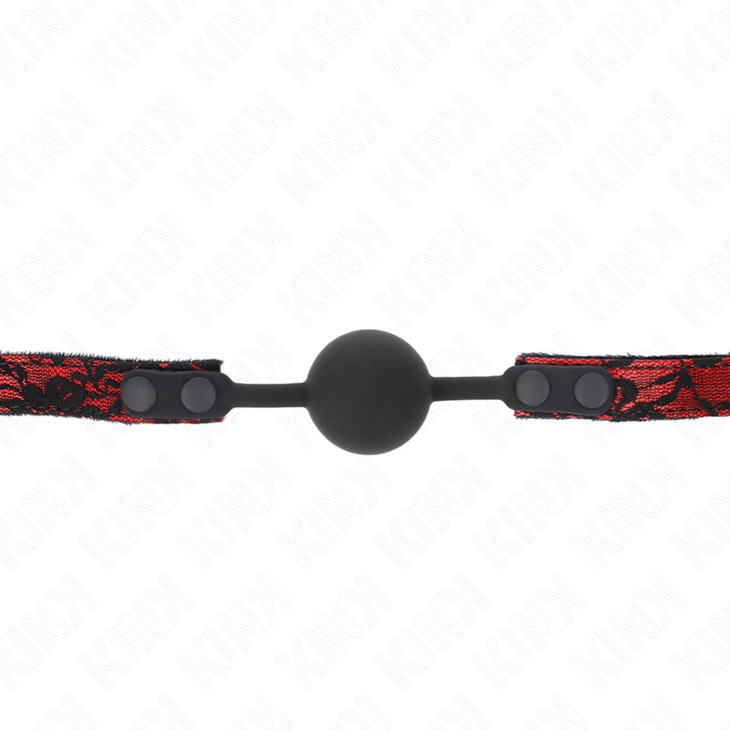 KINK - BALL GAG CON SFERA 4 CM DESIGN SCANDAL IN SILICONE MODELLO 1 65 x 2 CM