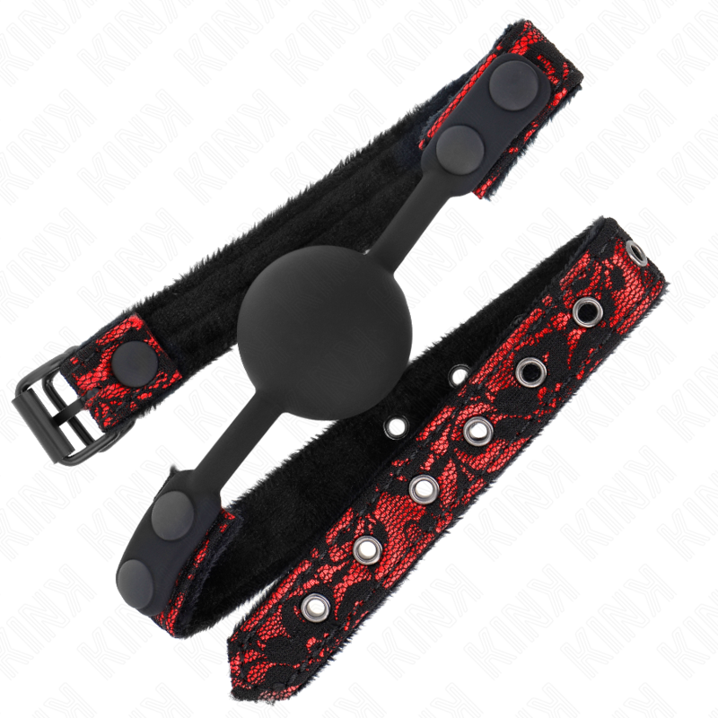 KINK - BALL GAG CON SFERA 4 CM DESIGN SCANDAL IN SILICONE MODELLO 1 65 x 2 CM
