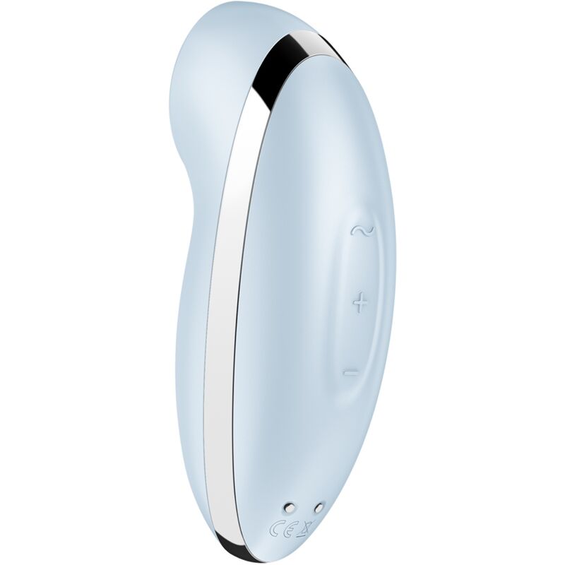 SATISFYER - TAP & CLIMAX 2 VIBRATORE E STIMOLATORE BLU