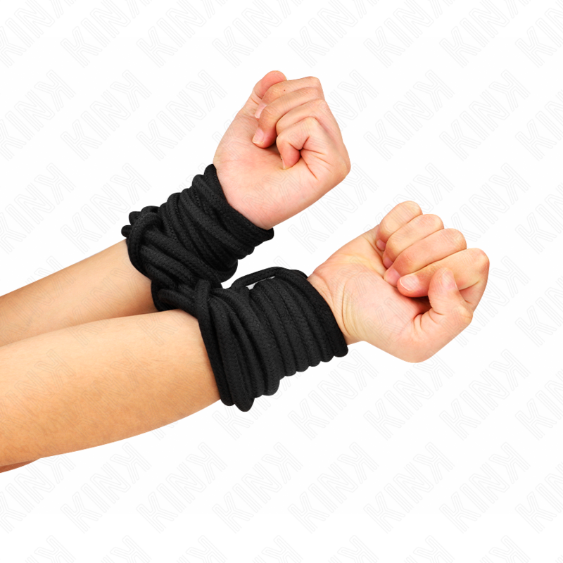 KINK - CORDA DI COTONE 10 METRI NERA