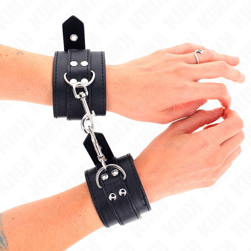 KINK - CINTURINI PER POLSI CON BORCHIE 35 X 6 CM