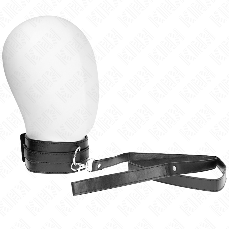 KINK - COLLARE CON GUINZAGLIO 116 CM MODELLO 1 REGOLABILE 36-43 CM X 5 CM