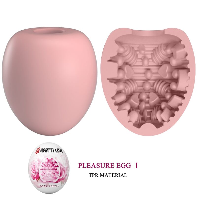 PRETTY LOVE - OVETTO MASTURBATORE MASCHILE PLEASURE EGG I ROSA