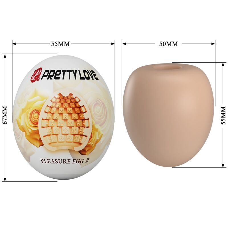 PRETTY LOVE - OVETTO MASTURBATORE MASCHILE PLEASURE EGG II NUDE