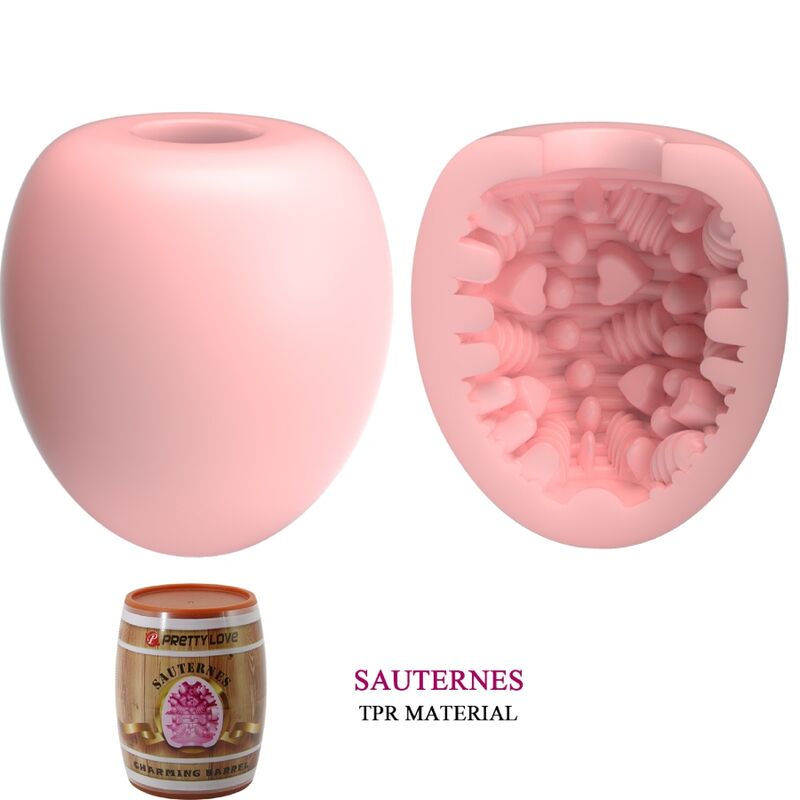PRETTY LOVE - OVETTO MASTURBATORE MASCHILE MODELLO 2 COLORE ROSA 