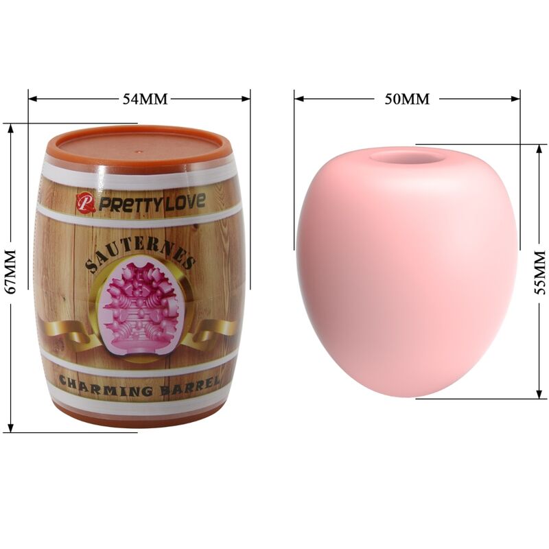 PRETTY LOVE - OVETTO MASTURBATORE MASCHILE MODELLO 2 COLORE ROSA 
