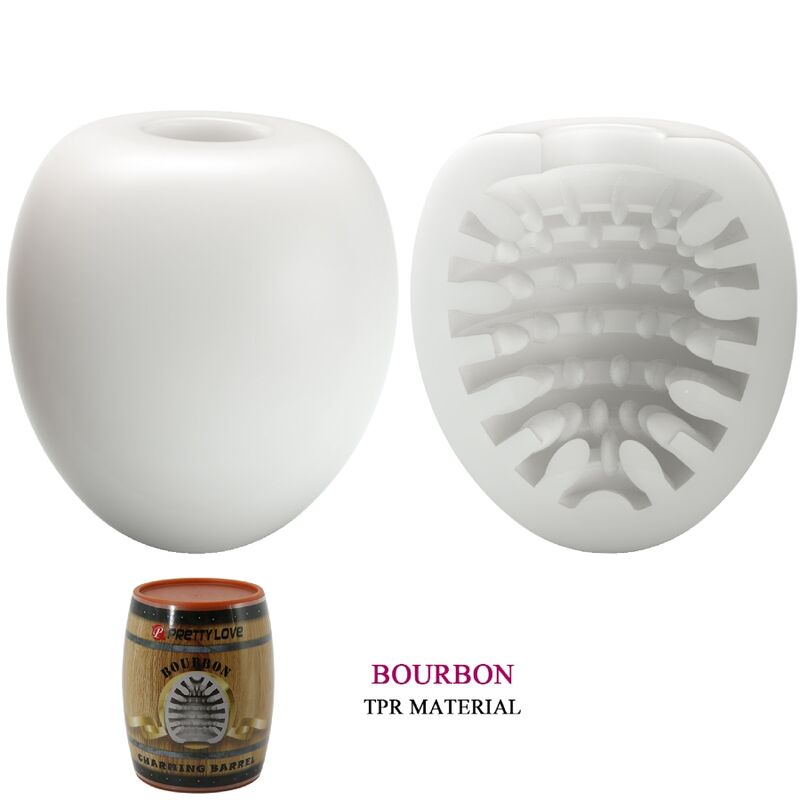 PRETTY LOVE - OVETTO MASTURBATORE MASCHILE BOURBON BIANCO