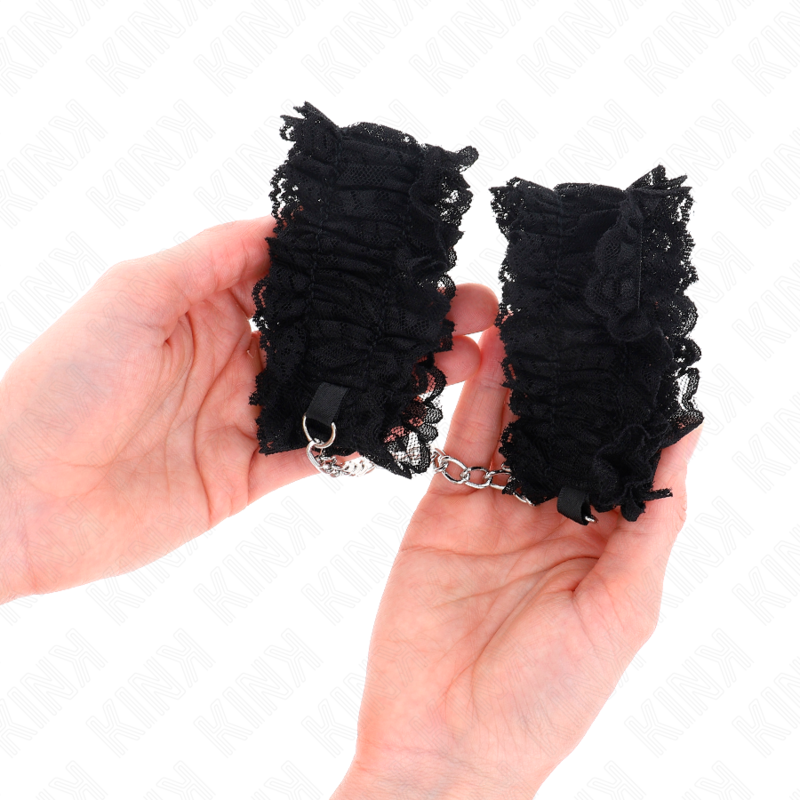 KINK - MANETTE IN PIZZO NERO