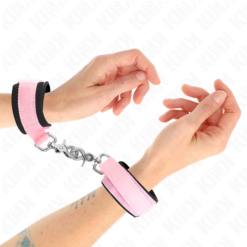 KINK - MANETTE REGOLABILI IN NEOPRENE ROSA 22-34 CM