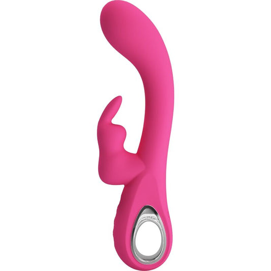 PRETTY LOVE - VIBRATORE NOVAK CON RABBIT 12 FUNZIONI ROSA