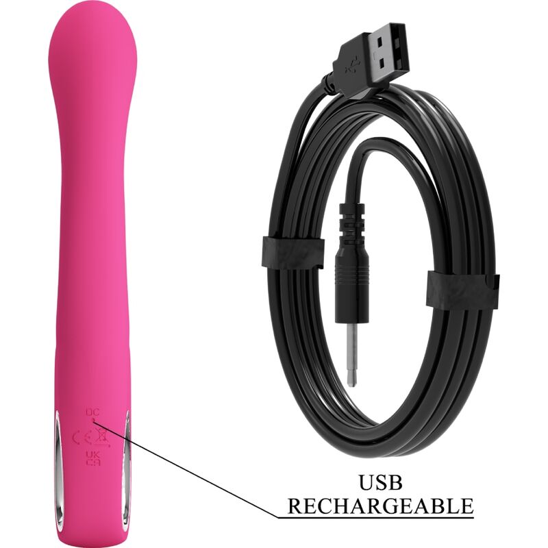 PRETTY LOVE - NOVAK VIBRATORE  RABBIT 12 MODALITA'  ROSA