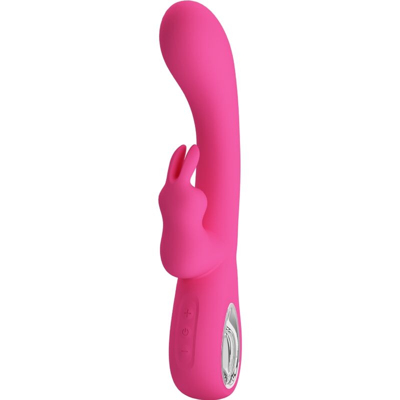 PRETTY LOVE - VIBRATORE NOVAK CON RABBIT 12 FUNZIONI ROSA