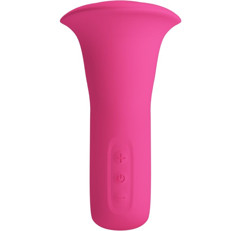 PRETTY LOVE - VIBRATORE CLYDE CON LINGUA 12 FUNZIONI ROSA