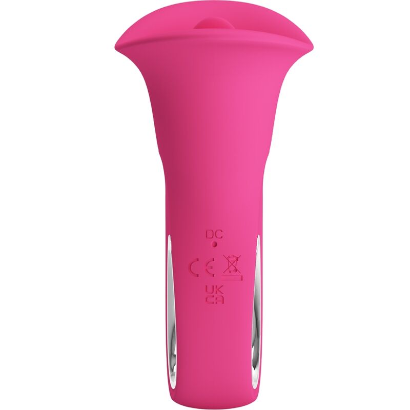 PRETTY LOVE - VIBRATORE CLYDE CON LINGUA 12 FUNZIONI ROSA