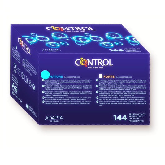 CONTROL ADAPTA NATURE- PRESERVATIVI  144 UNITÀ