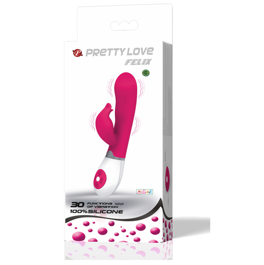 PRETTY LOVE - FLIRTATION FELIX VIBRATORE CON STIMOLATORE 