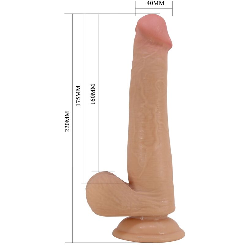 PRETTY LOVE - DILDO REALISTICO TALLEN 22 CM NUDE