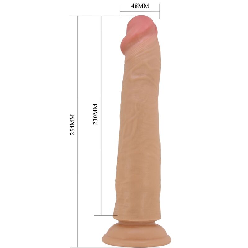 PRETTY LOVE - DILDO REALISTICO SHARIFE 25 CM NUDE