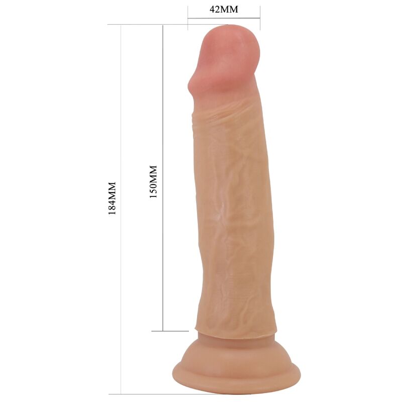 PRETTY LOVE - DILDO REALISTICO QUENTIN 18 CM NUDE