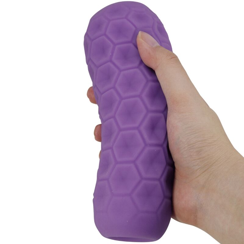 PRETTY LOVE - MASTURBATORE MASCHILE TWIN BALLS CON PALLINE GEMELLE  VIOLA