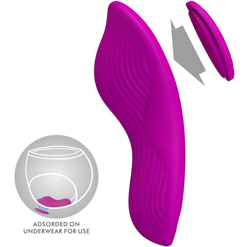 PRETTY LOVE - STIMOLATORE CLITORIDEO LAY-ON ROMARIO CON TELECOMANDO ROSA