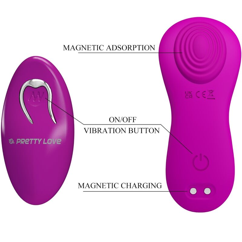 PRETTY LOVE - STIMOLATORE CLITORIDEO LAY-ON ROMARIO CON TELECOMANDO ROSA