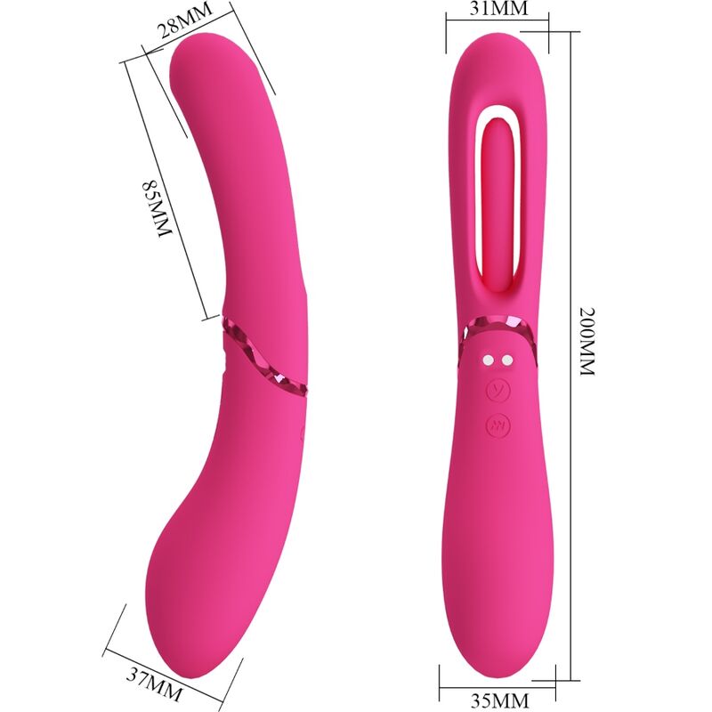ROMANCE - LEXIE VIBRATORE PUNTO G 7 FUNZIONI ROSA