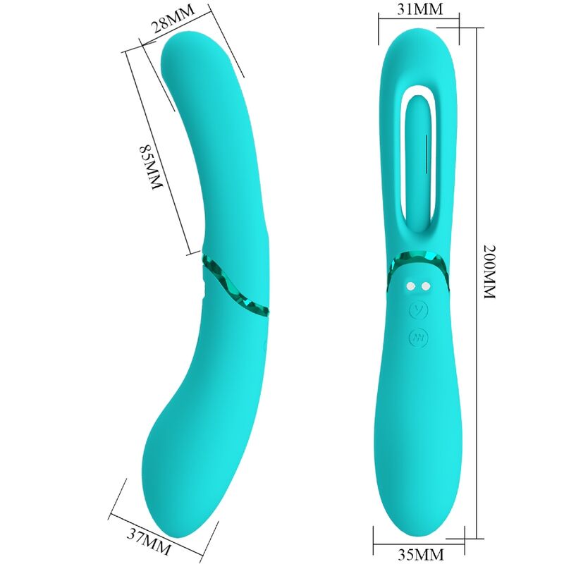 ROMANCE - LEXIE VIBRATORE PUNTO G 7 FUNZIONI BLU