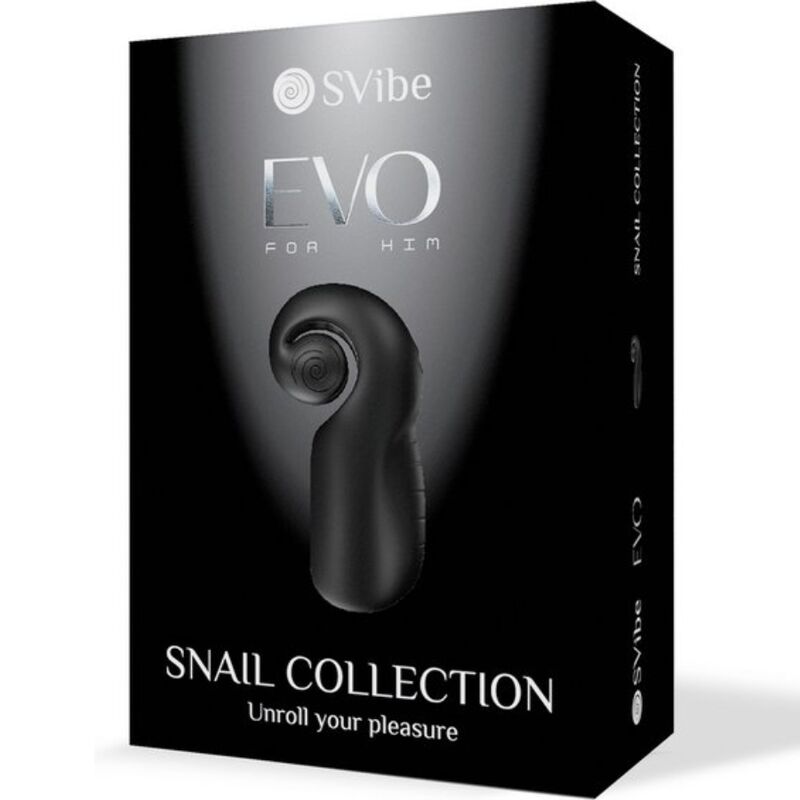 SNAIL VIBE - EVO FOR HIM MASTURBATORE MASCHILE SLIDE NROLL NERO