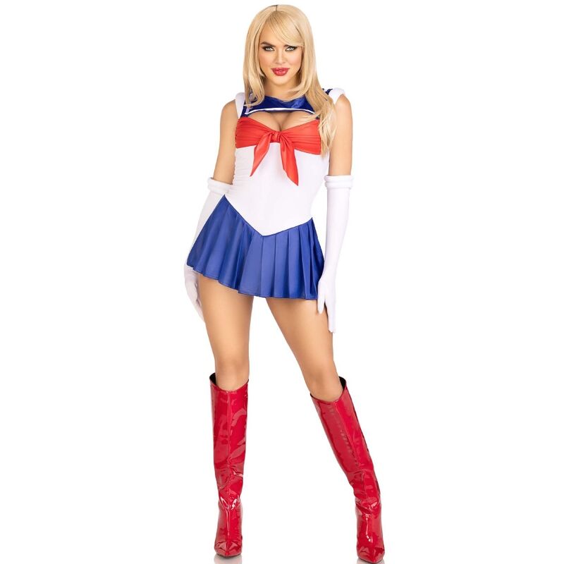 LEG AVENUE - COSTUME SEXY DA MARINAIA MULTICOLORE M