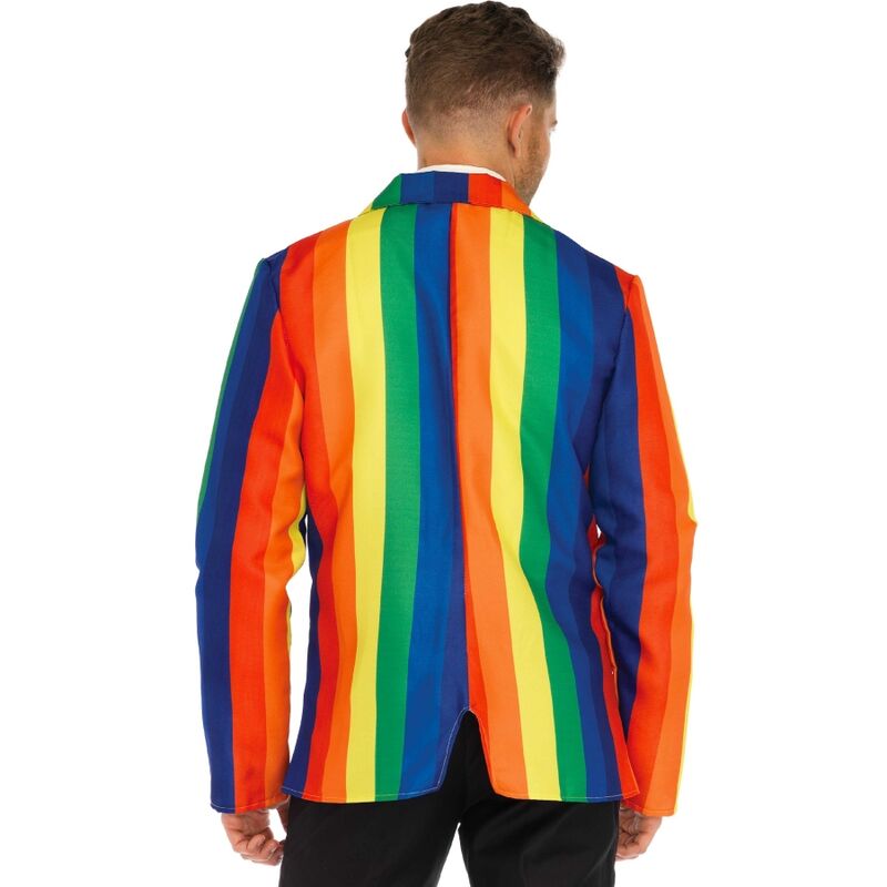 LEG AVENUE - BLAZER + CRAVATTA ARCOBALENO S