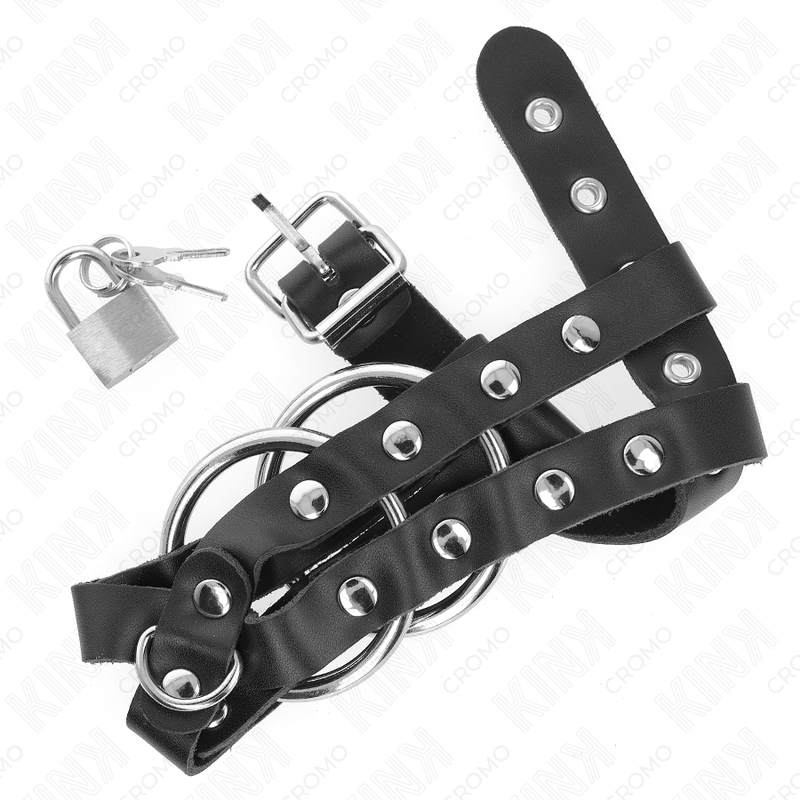 KINK - ANELLO PENE CON GABBIA REGOLABILE CON BLOCCAGGIO