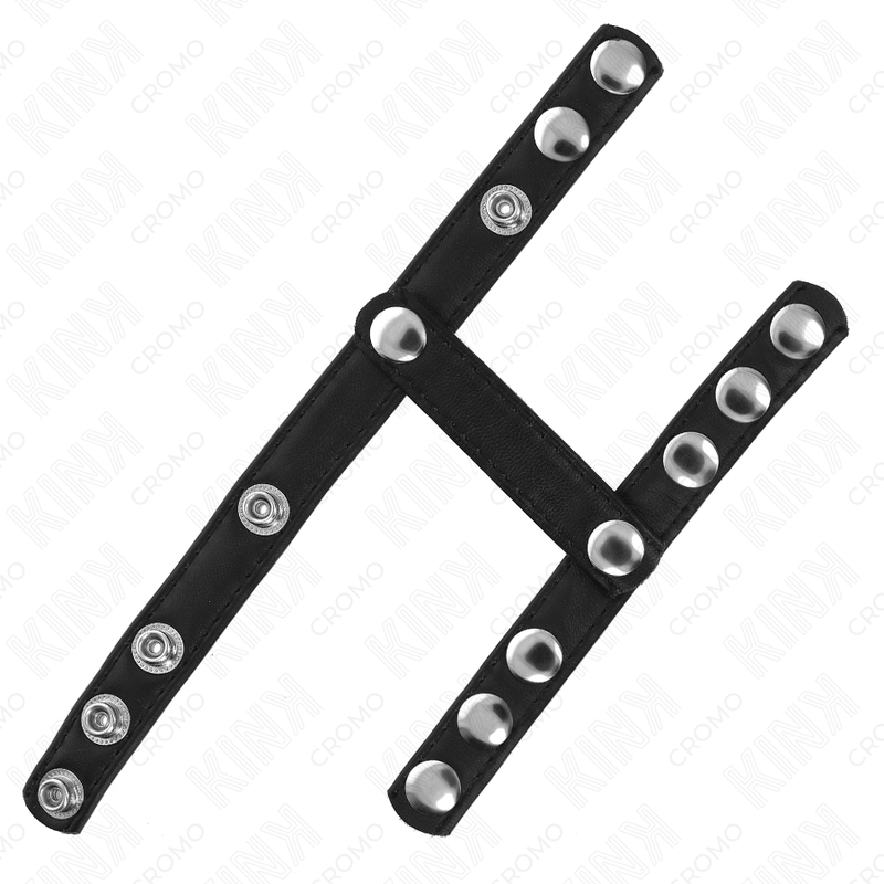 KINK - ANELLO PENE CON 3 CINGHIE REGOLABILI PER DIVISORI DEI TESTICOLI