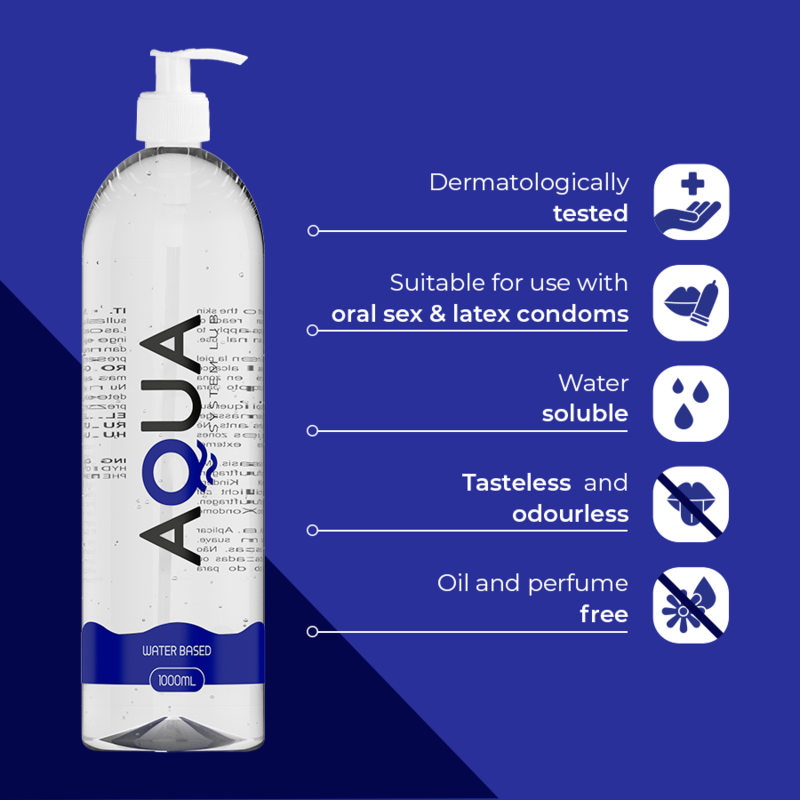 AQUA QUALITY - LUBRIFICANTE BASE ACQUA 1000 ML