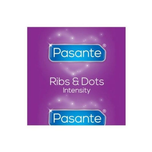 PASANTE - RIBS & DOTS PRESERVATIVI CON PUNTI E LINEE 144 PZ