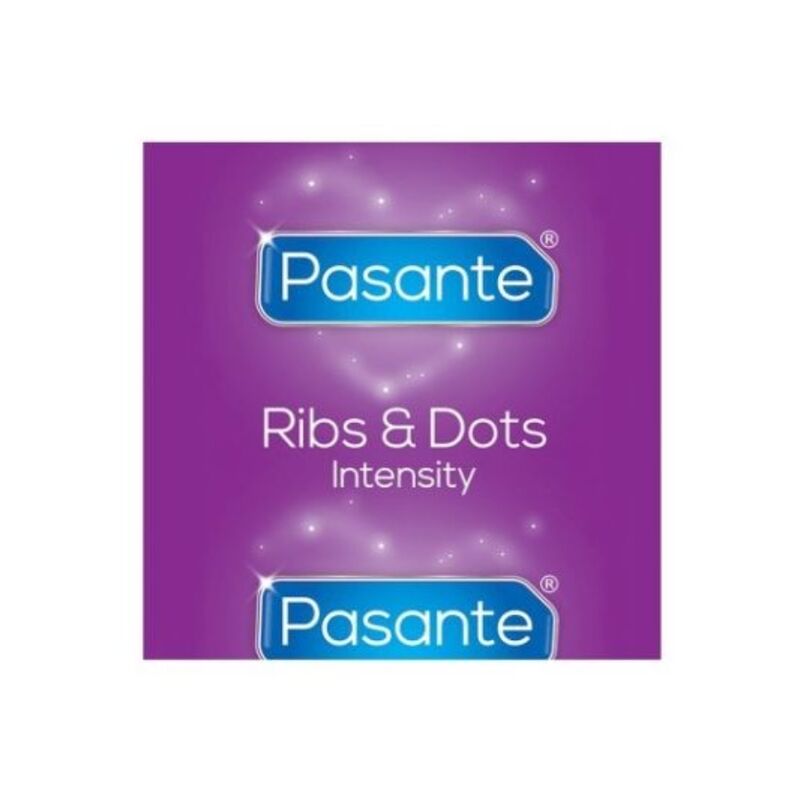 PASANTE - RIBS & DOTS PRESERVATIVI CON PUNTI E LINEE 144 PZ