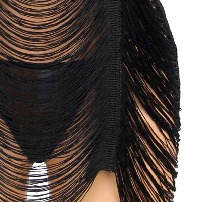 SUBBLIME - ABITO CON SPALLINE + PERIZOMA NERO S/M