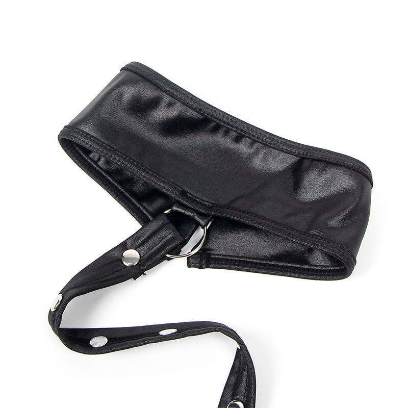 SUBBLIME - ABITO BONDAGE IN PELLE NERO S/M 954406