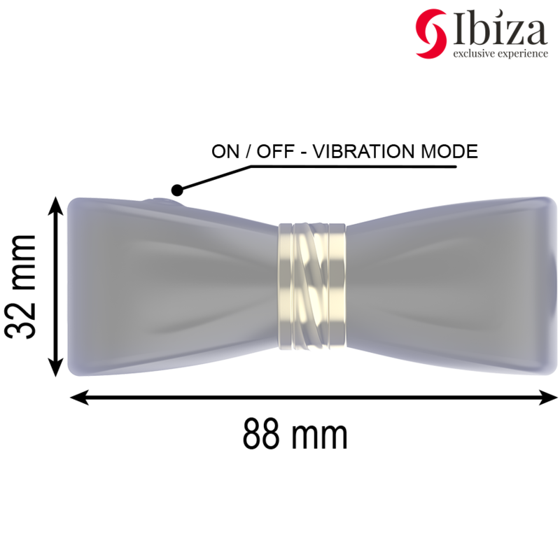 IBIZA - STIMOLATORE CLITORIDEO 3 TESTE ARCO