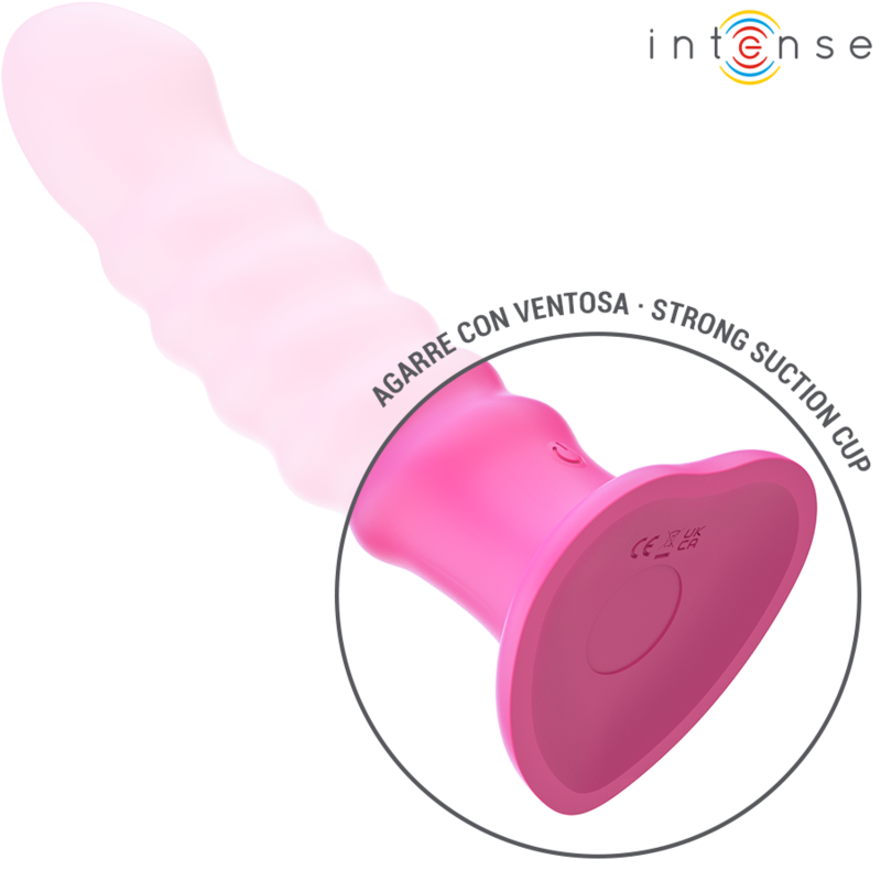 INTENSE - CINDY VIBRATORE A SPIRALE 10 VIBRAZIONI CON TELECOMANDO ROSA