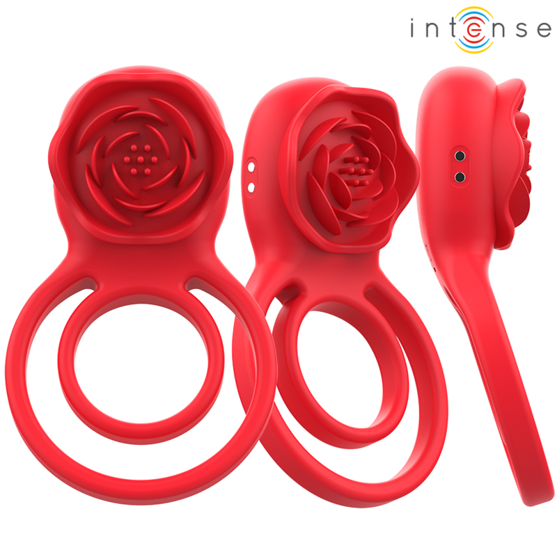 INTENSE - GAIL ROSA STIMOLATORE  10 VIBRAZIONI TELECOMANDO ROSSO