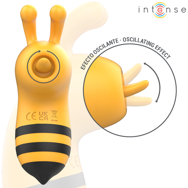 INTENSE - MAYA STIMOLATORE CLITORIDE A FORMA DI APE GIALLO/NERO