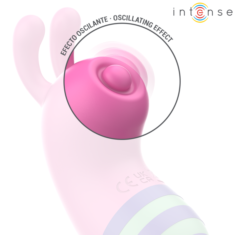 INTENSE - WILLIE STIMOLATORE CLITORIDE A FORMA DI APE ROSA/VERDE