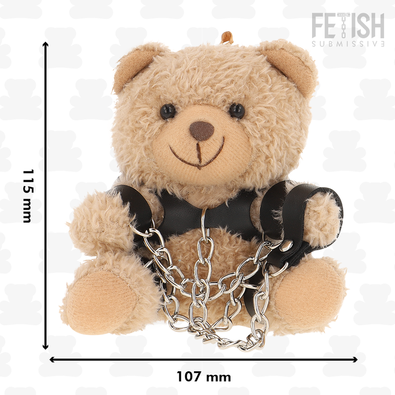ORSETTO BDSM YOGI, PELUCHE FETISH, ACCESSORIO TASCABILE