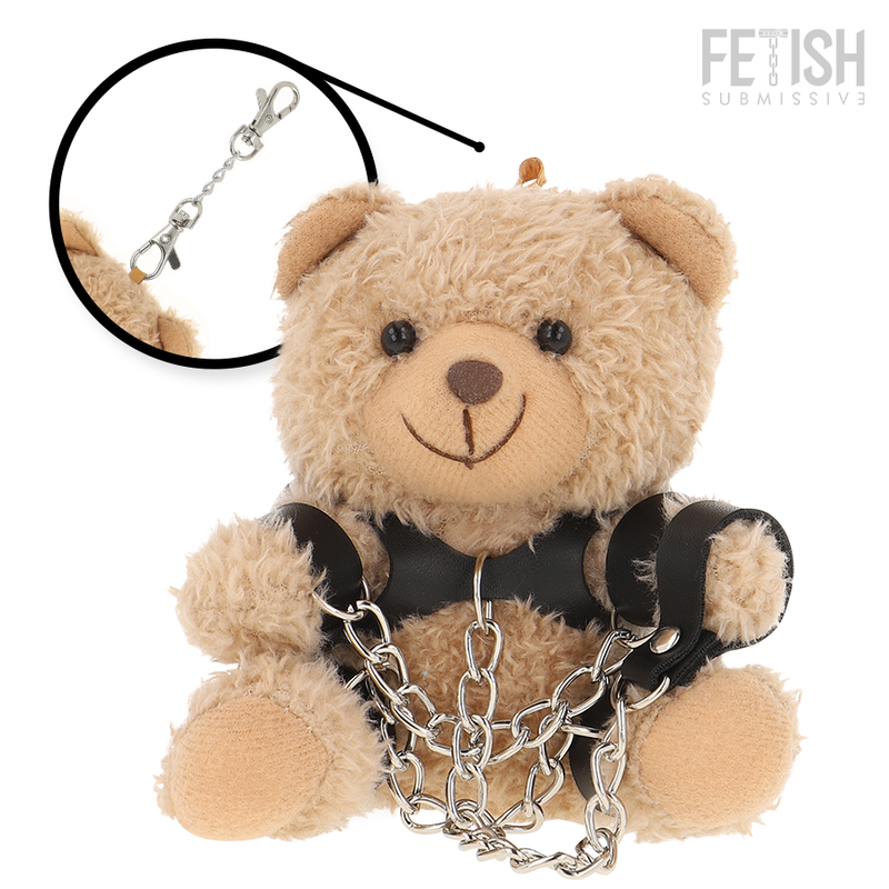 ORSETTO BDSM YOGI, PELUCHE FETISH, ACCESSORIO TASCABILE