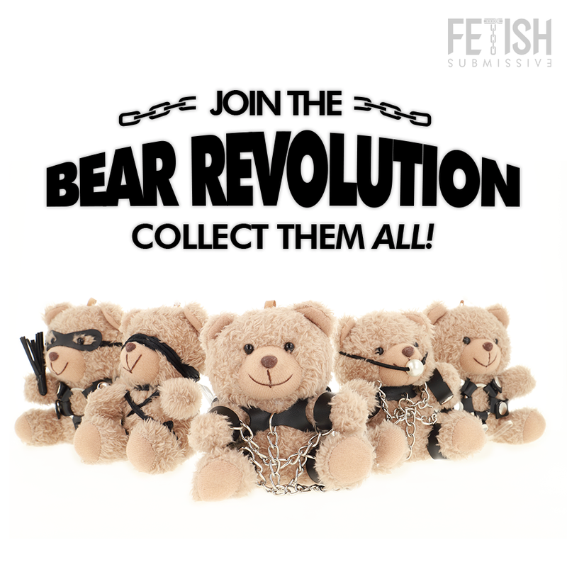 ORSETTO BDSM YOGI, PELUCHE FETISH, ACCESSORIO TASCABILE