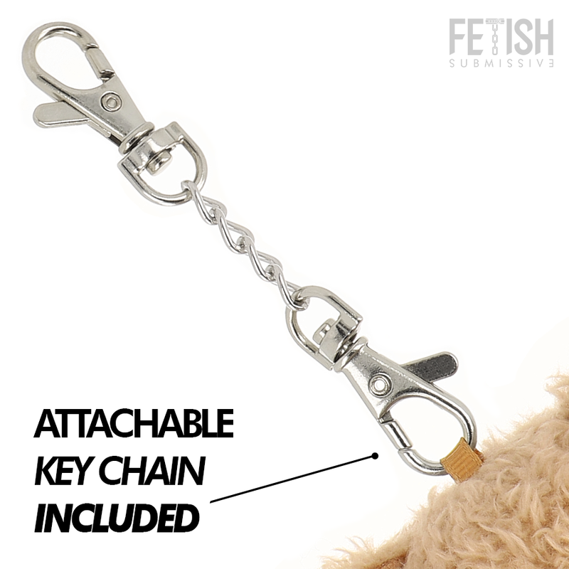 ORSETTO BDSM MISHKA, PELUCHE FETISH CON IMBRACATURE IN PELLE, MASCHERA E CATENE
