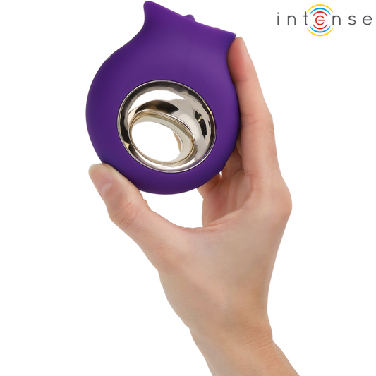 INTENSE - TULI STIMOLATORE CLITORIDEO  9 VIBRAZIONI E 9 OSCILLAZIONI VIOLA