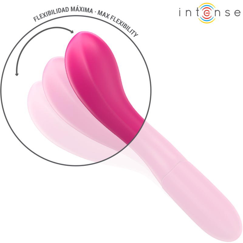 INTENSE - LISETTE VIBRATORE FLESSIBILE 19 CM 10 VIBRAZIONI ROSA